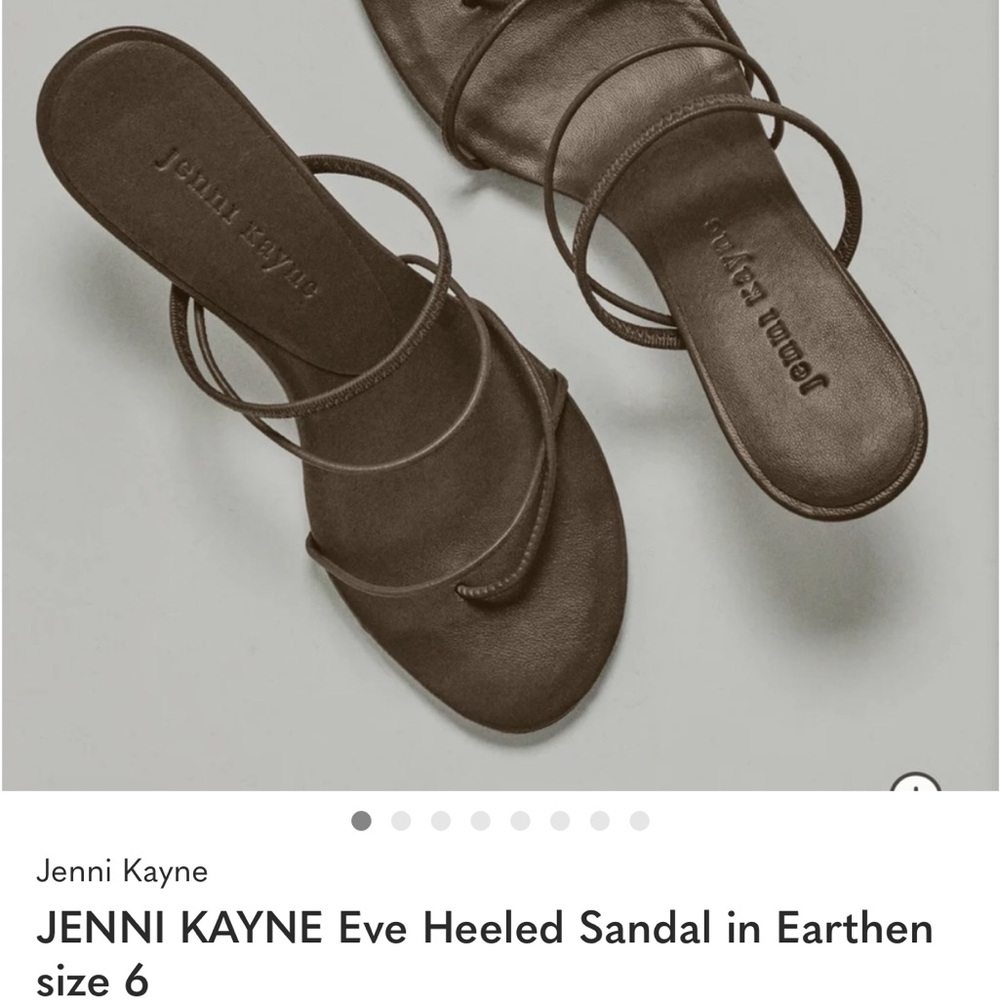 JENNI KAYNE Eve Heeled Sandal in Earthen size 6